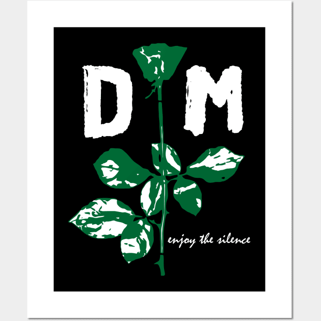 Devotee Rose - Green & White Wall Art by GermanStreetwear